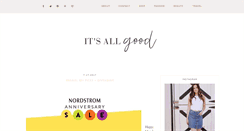 Desktop Screenshot of itsallgoodblog.com