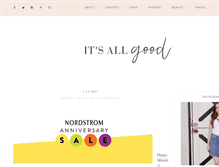 Tablet Screenshot of itsallgoodblog.com